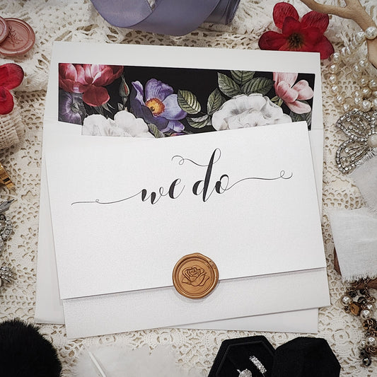 Pocketfold Wedding Invitation 3117