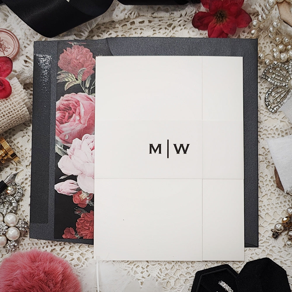 Pocketfold Wedding Invitation 3118
