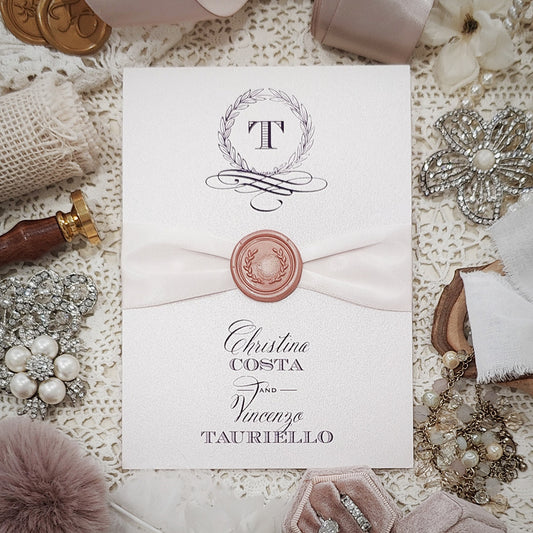 Pocketfold Wedding Invitation 3121