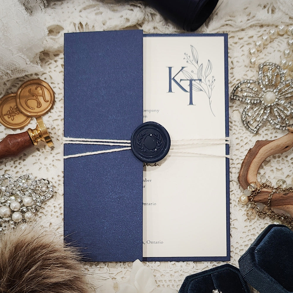 Gatefold Wedding Invitation 3305