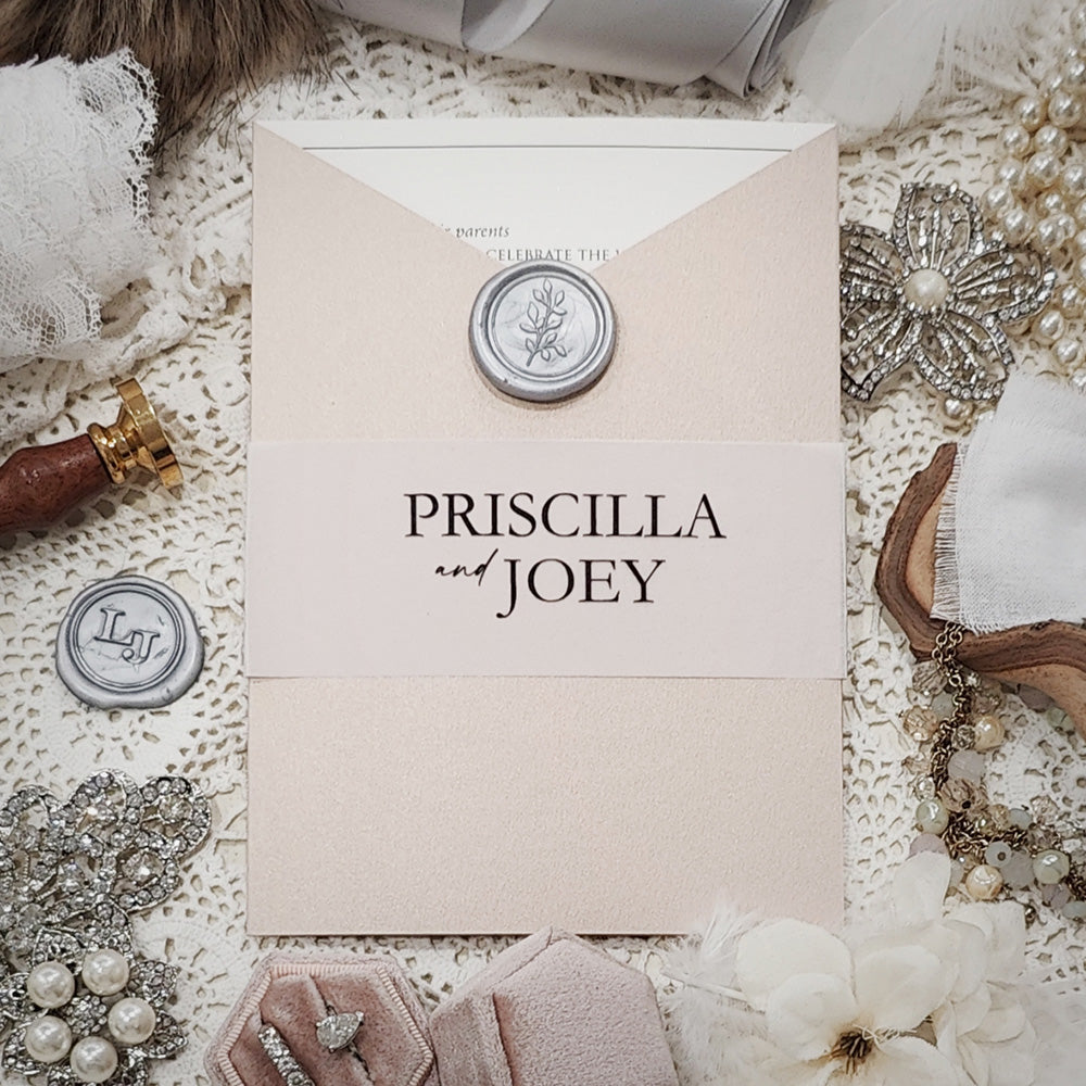 Gatefold Wedding Invitation 3307