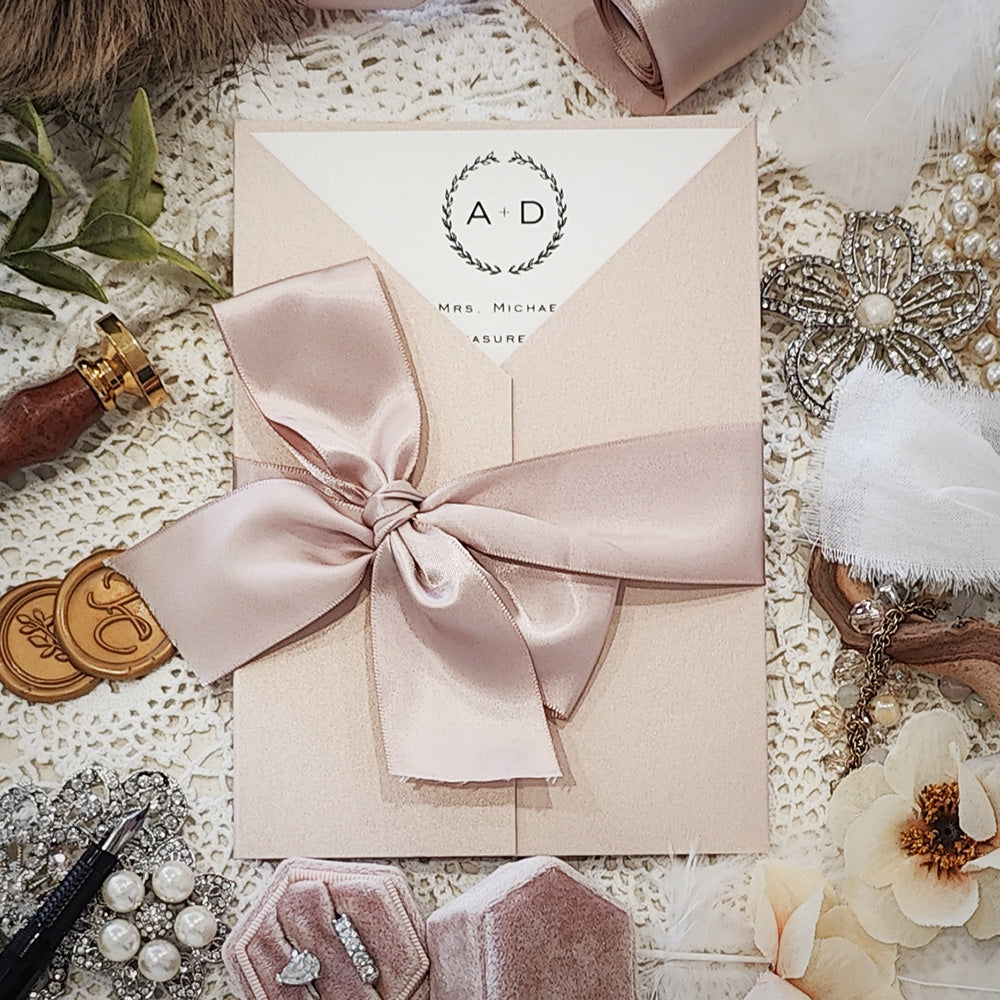 Gatefold Wedding Invitation 3308