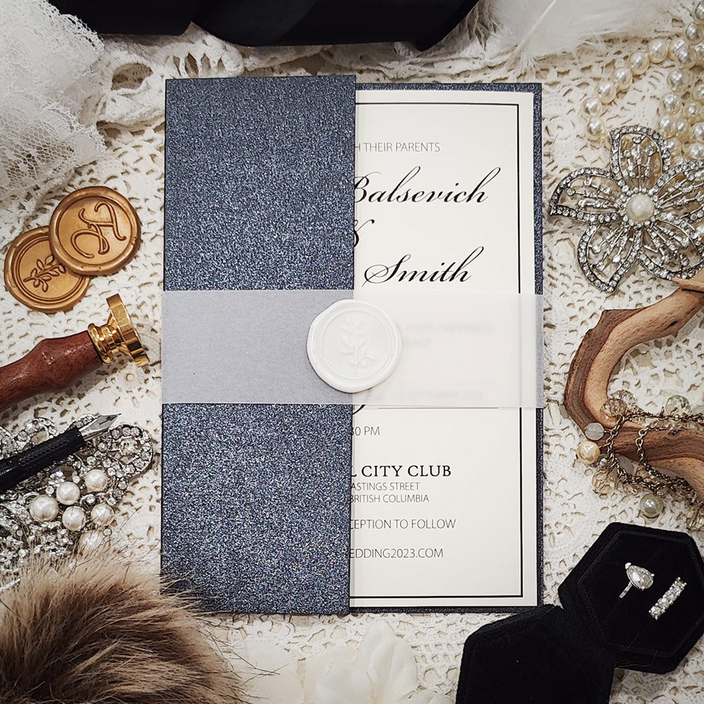 Gatefold Wedding Invitation 3313