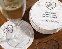 Love & Advice Woodgrain Coasters (Set of 25)