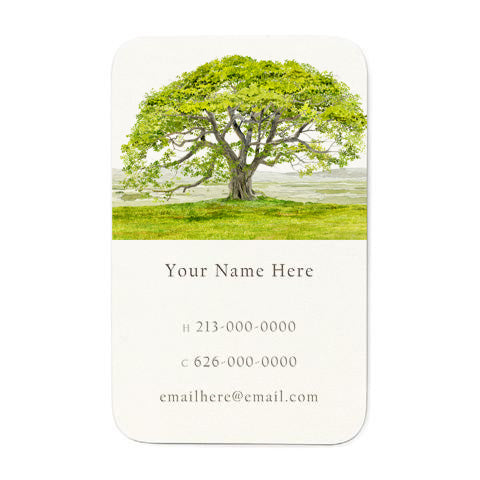 English Oak Personal Favor Tags