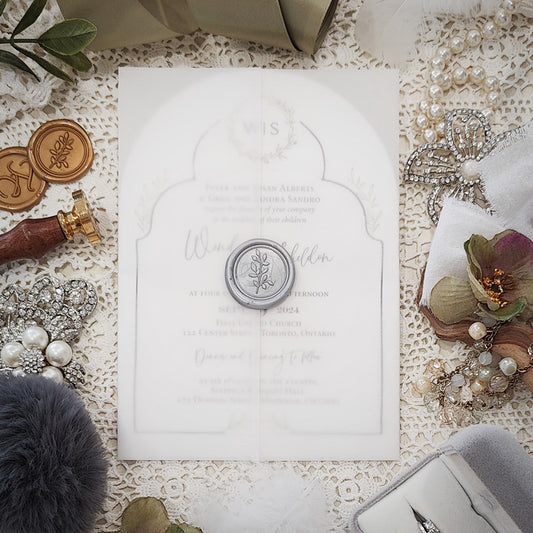 Arch Wedding Invitation 3604