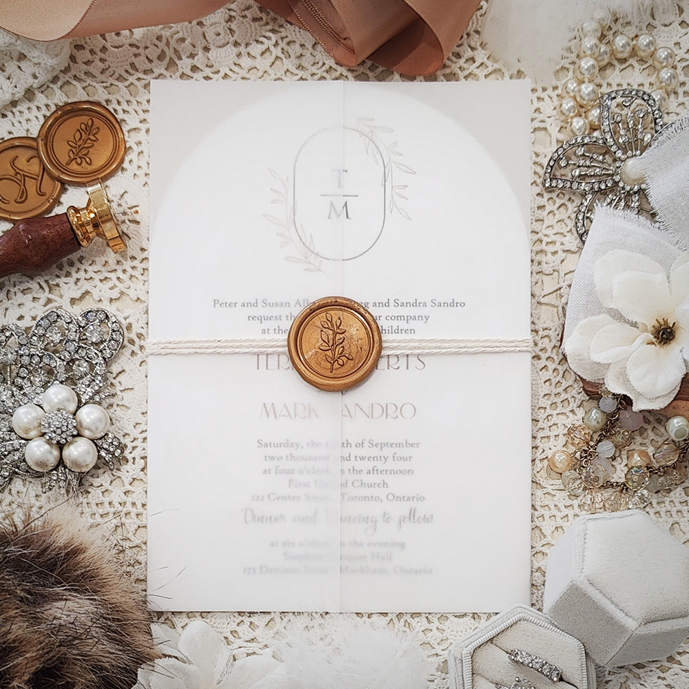Arch Wedding Invitation 3605