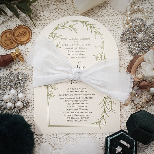 Arch Wedding Invitation 3607
