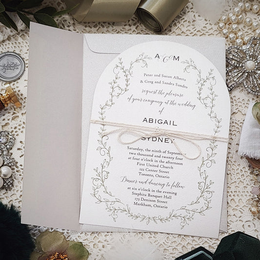 Arch Wedding Invitation 3608