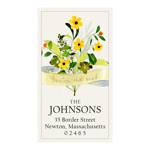 Handpicked Panoramic Return Address Labels