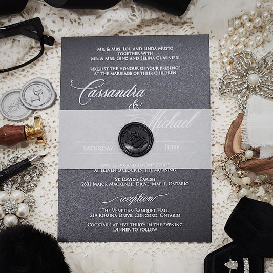 Colorful Wedding Invitation 3701