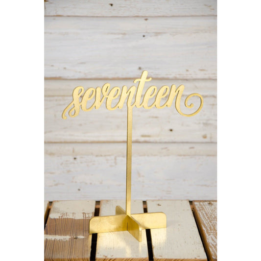 Wedding Table Numbers - Freestanding Table Numbers