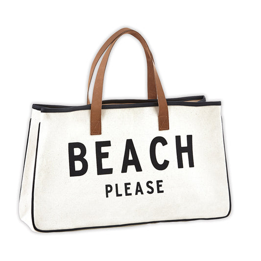Canvas Tote - Beach Please