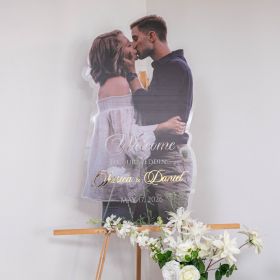 3D Romantic Photo Welcome Sign CS122