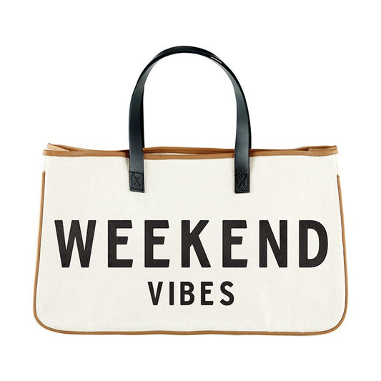 Canvas Tote - Weekend Vibes