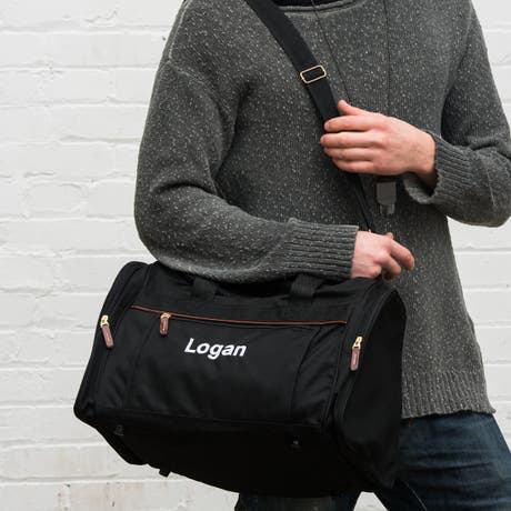 Weekender Bag - Black - Unique Gift For Him