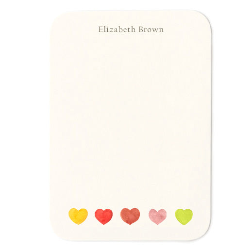 Heartfelt Personalized Small Note Cards