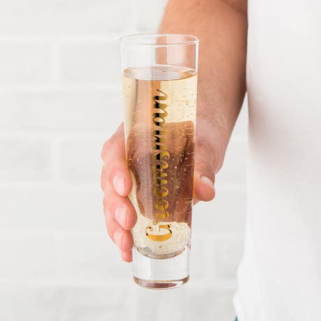 Stemless Toasting Champagne Flute Gift For Wedding Party - Groomsman