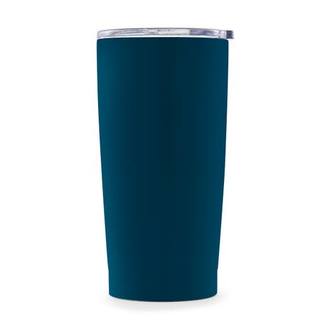 Stainless Steel Insulated Travel Mug - Plain Navy Blue