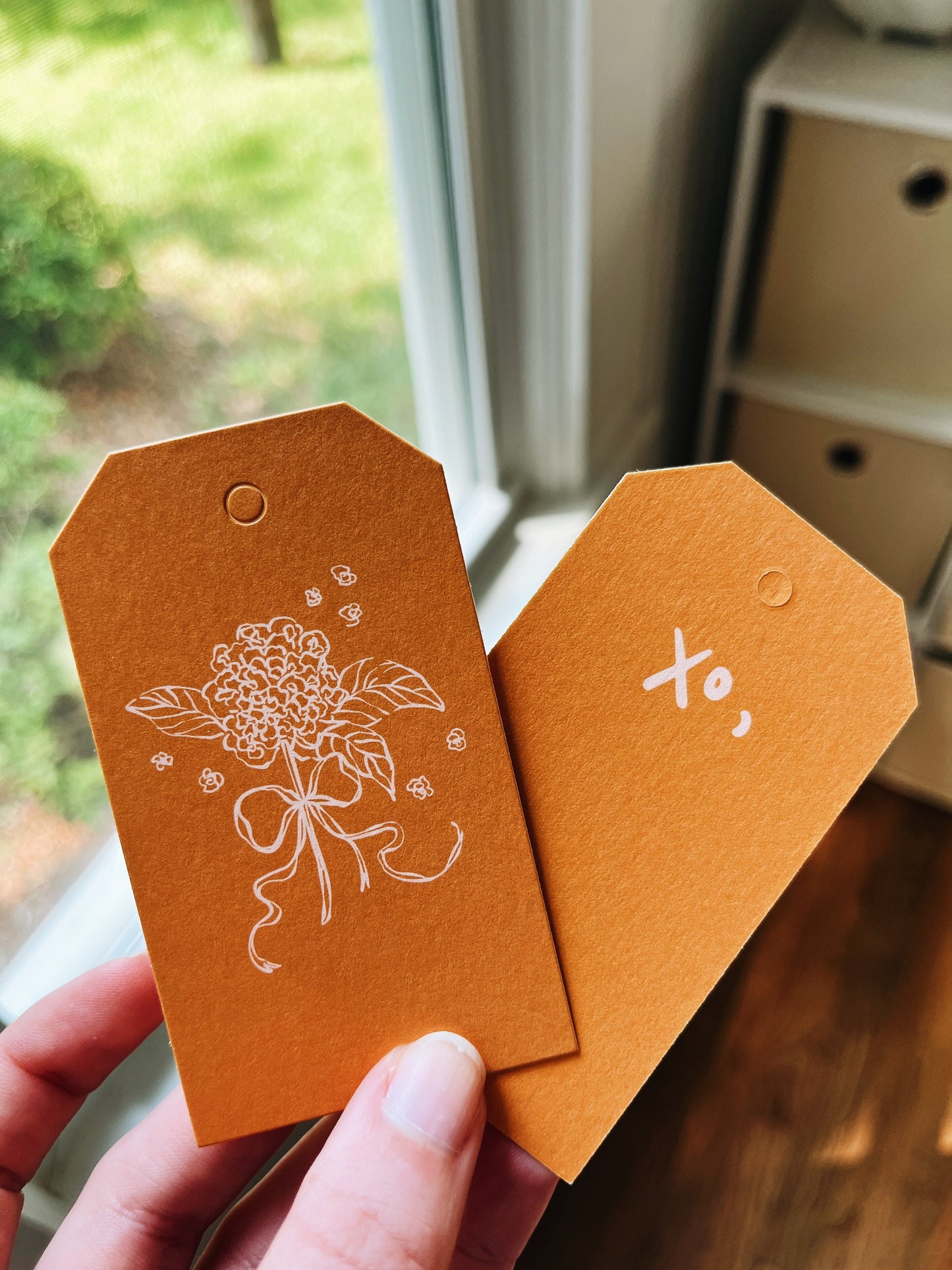 Hydrangea Gift Tags