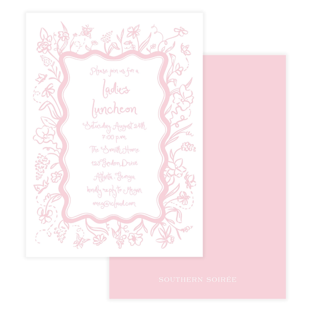 Floral Frame Invitation
