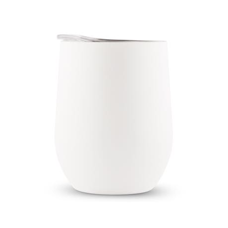 12 oz. Stemless Travel Tumbler - White