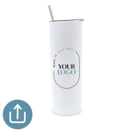 Custom Printed 22 oz. Insulated Travel Mug for Promotional Business - Your Company Logo