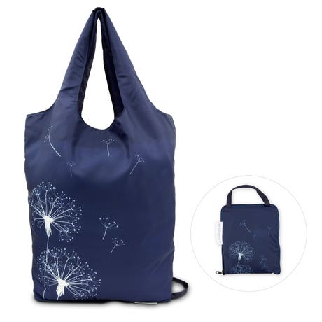 Reusable Foldable Compact Tote Bag - Dandelion