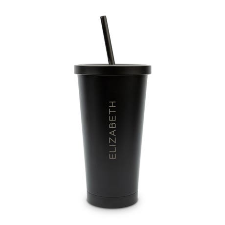 Personalized Colored Stainless Steel Insulated Tumbler - Vertical Contemporary