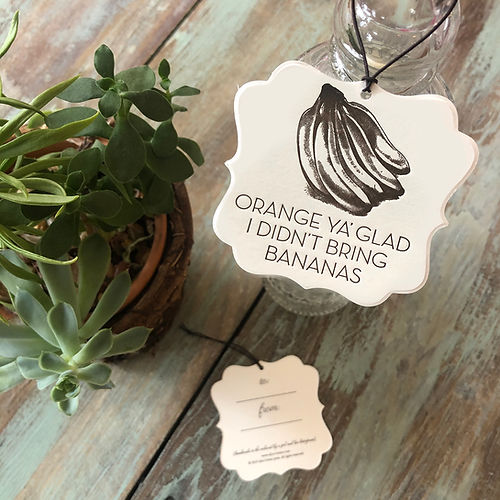 Bananas Wine Tags