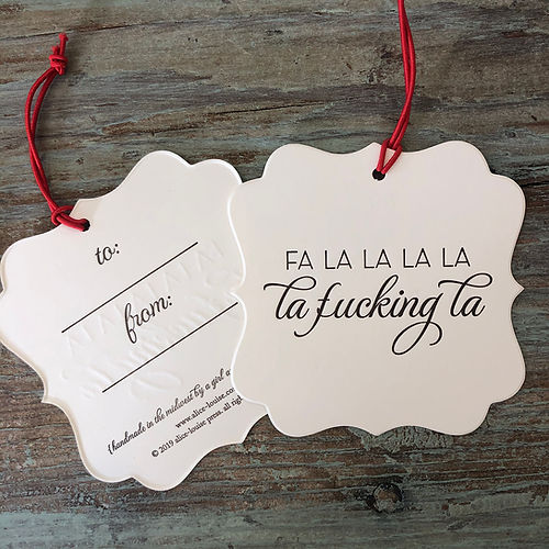 Fa La La Gift Tags