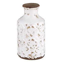 Distressed Pattern Bottle Vase