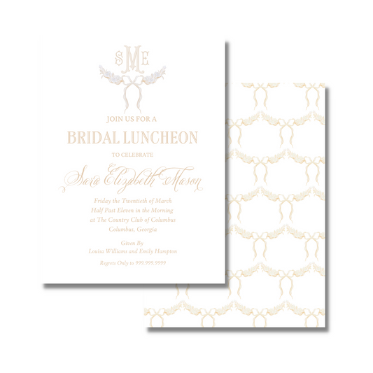 Tie the Knot - Bridal Shower Invite