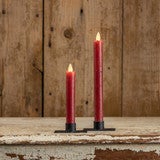 9.5" Red Timer Taper Candle