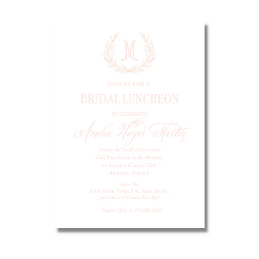 Sweet and Simple - Bridal Shower Invite