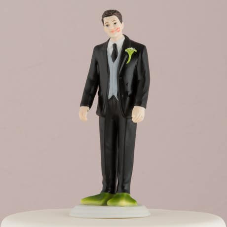 "Almost Perfect . . . Frog Prince" Groom Figurine