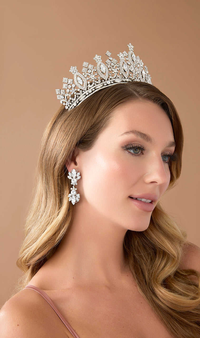 Leniz Swarovski Drop Earrings