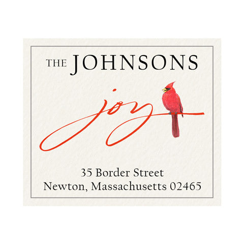 Joy Return Address Labels