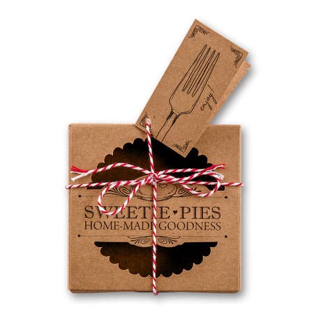 "Sweetie Pies" Mini Pie Wedding and Party Packaging Kits - Pack of 20