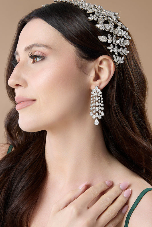 Stardust Simulated Diamond Earrings