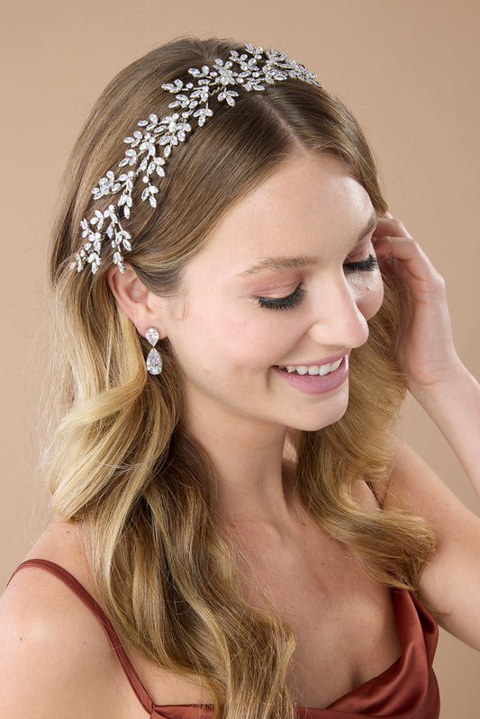 Noor Simulated Diamond Headpiece