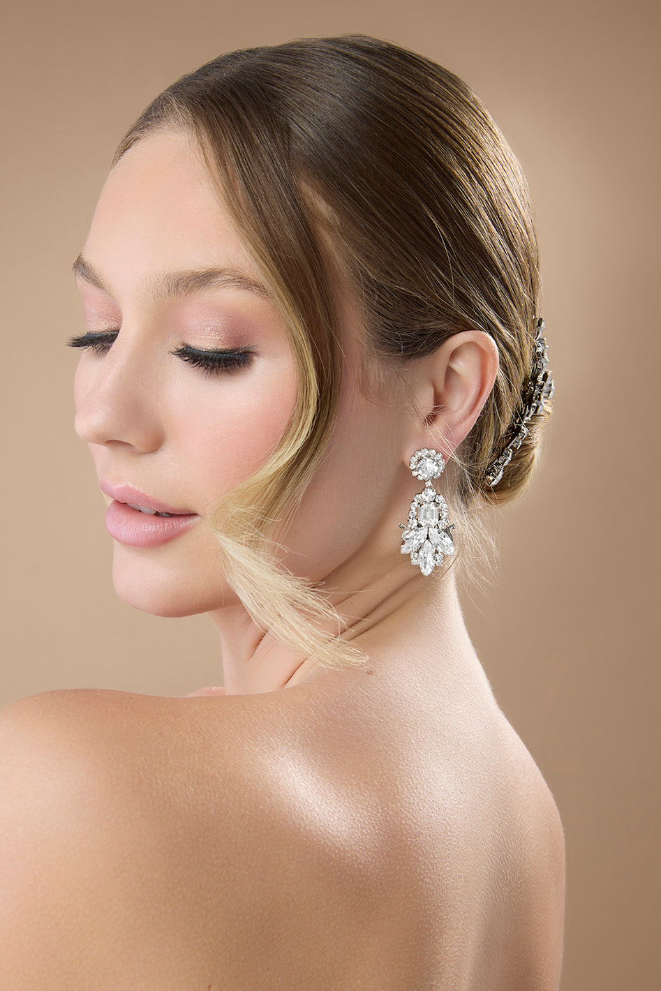 Cemile Swarovski Statement Earrings
