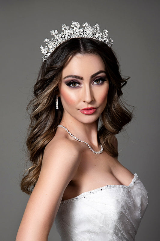 Aimee Bridal Tiara, Swarovski Brilliant Crystals