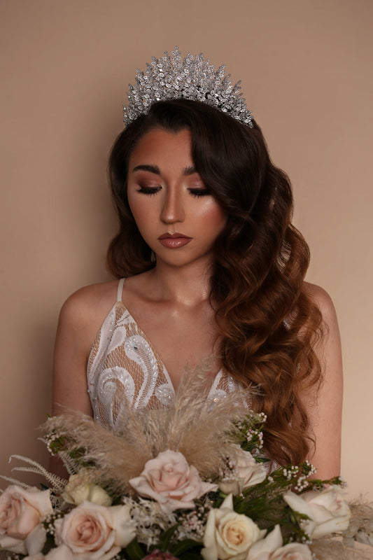 Alexia Leaf Swarovski Bridal Tiara
