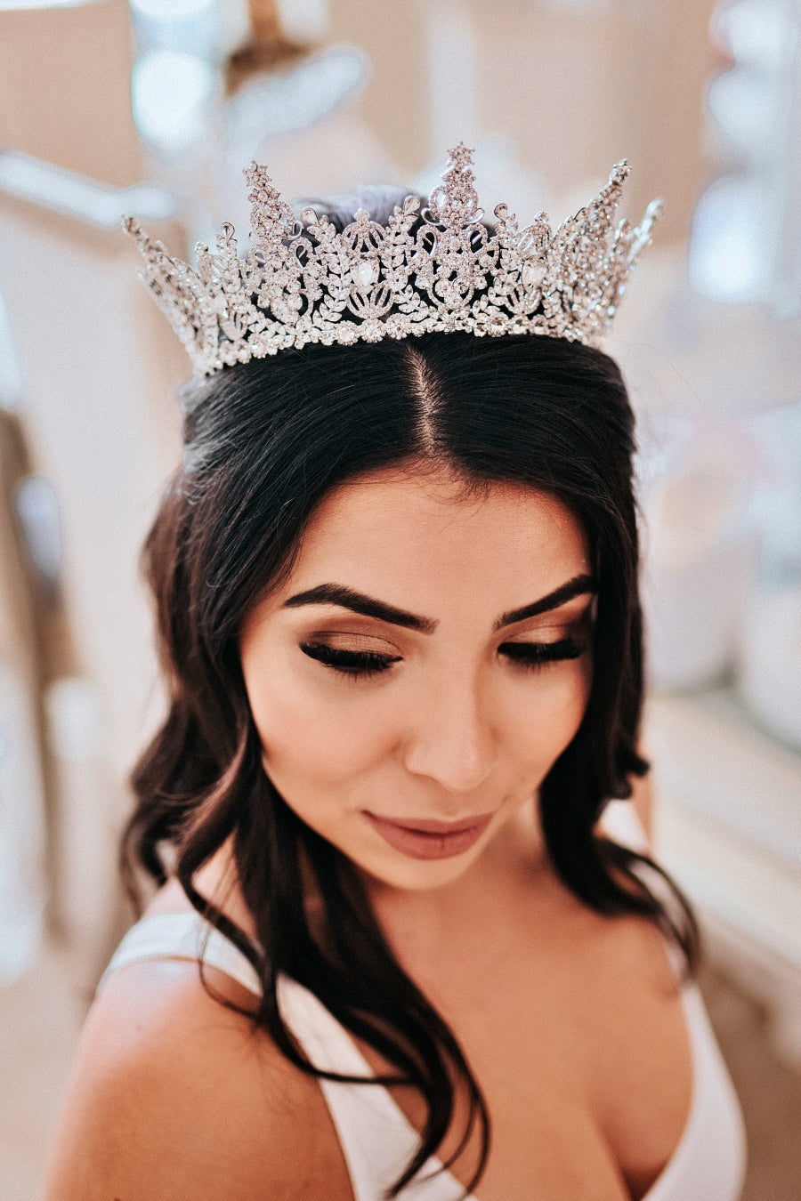 Aurora Swarovski Bridal Crown