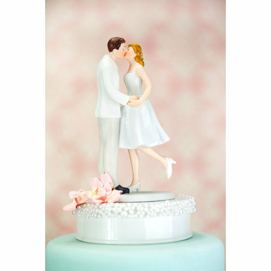 Adorable "Leg Pop" Pearl Accent Cake Topper