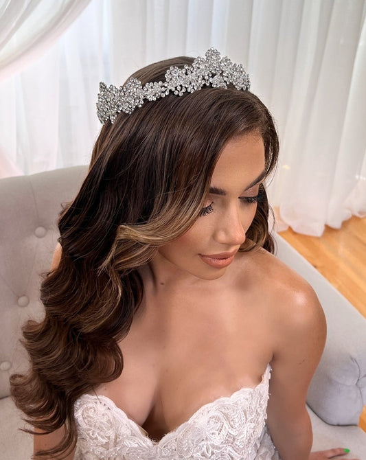 Crystal Wedding Tiara Style No. 80039