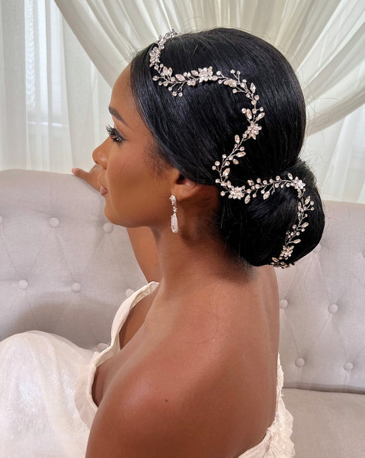 Dainty Crystal And Flower Vine Style No. 39718871