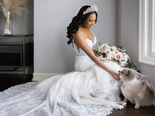 Alexia Leaf Swarovski 3-D Luxurious Bridal Tiara