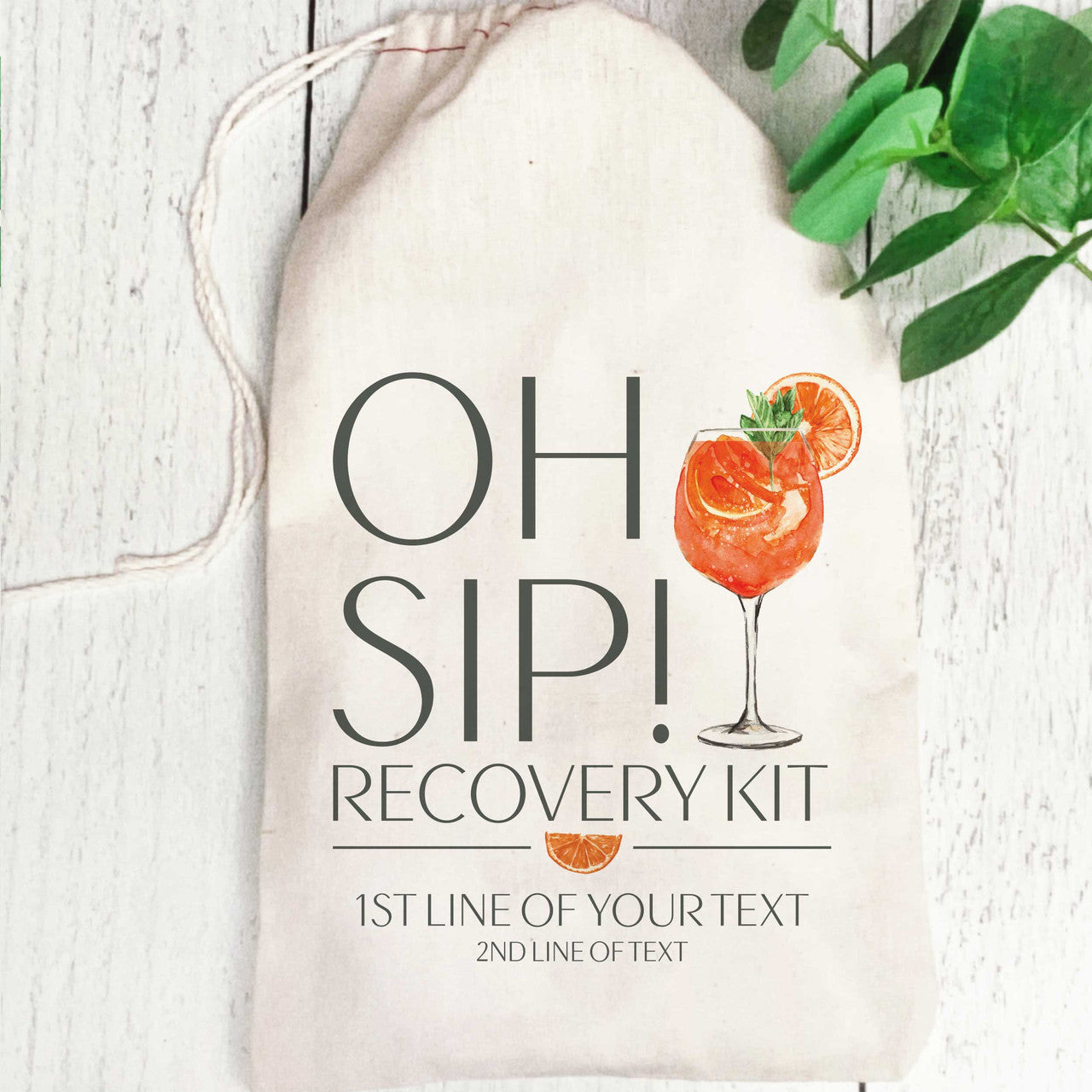Aperol Spritz Oh Sip Recovery Kit Bags